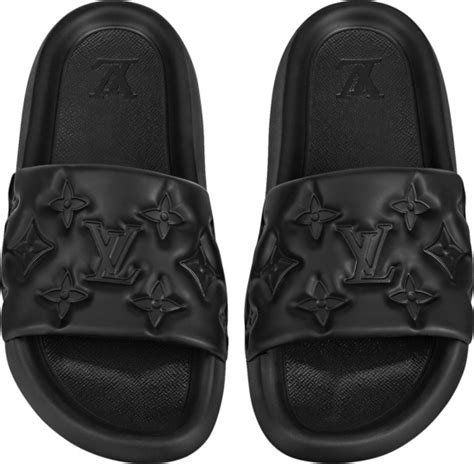 louis vuitton waterfront slides|louis vuitton slides women's.